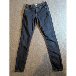 Judy Blue Jegging Womens 5/27 Mid Rise Skinny Fit Stretch Dark Wash Made In USA